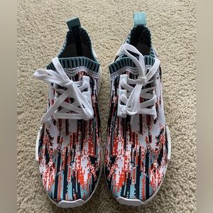 Adidas NMD_R1 Shoes size 11 Blue and Orange